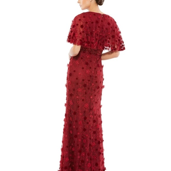 Mac Duggal 67712 NWT EMBELLISHED FLORAL GOWN - Picture 3 of 11